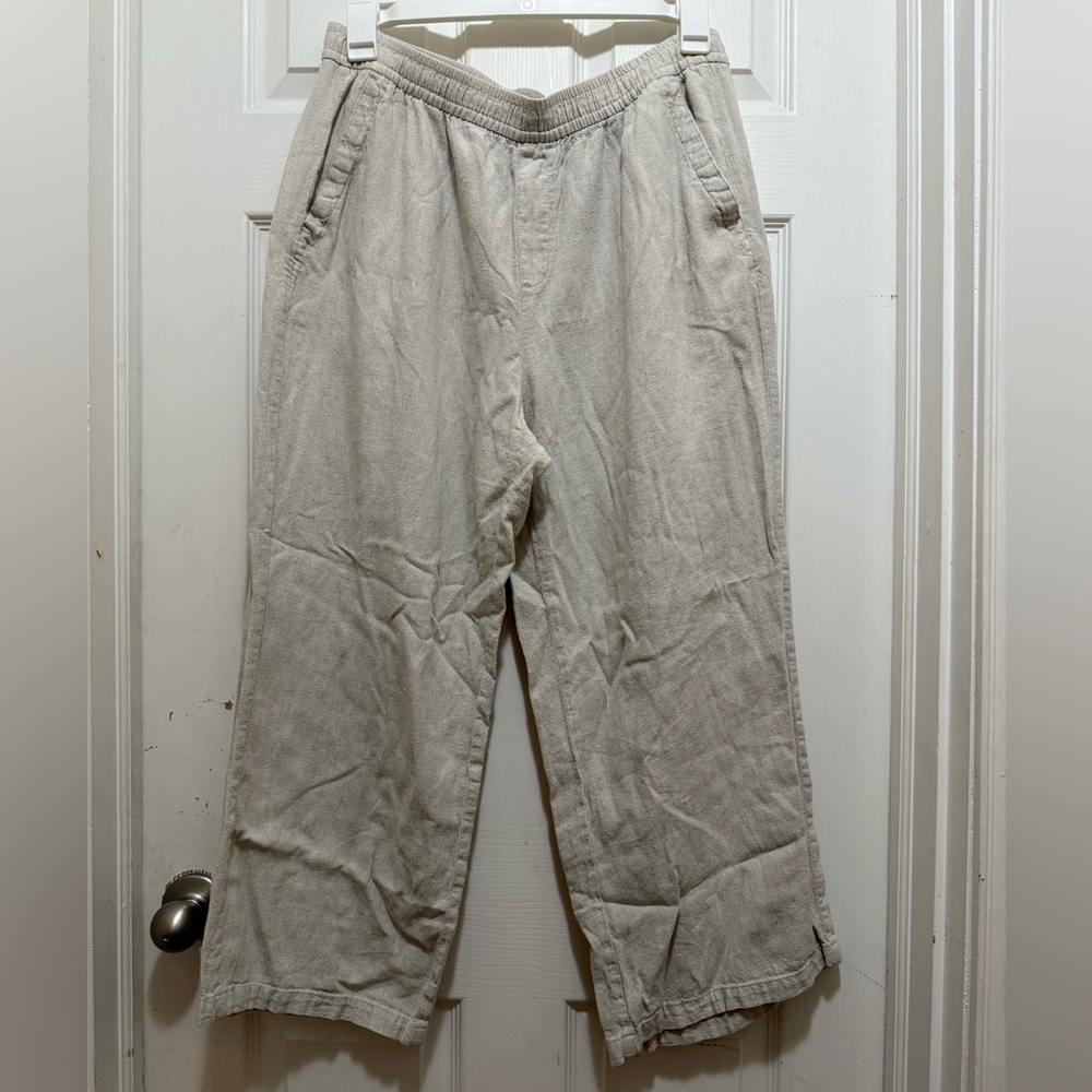 Old Navy Linen Wide Leg Pants